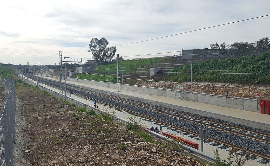 Tratto della linea ferroviaria Bari S.Andrea-Bitetto
