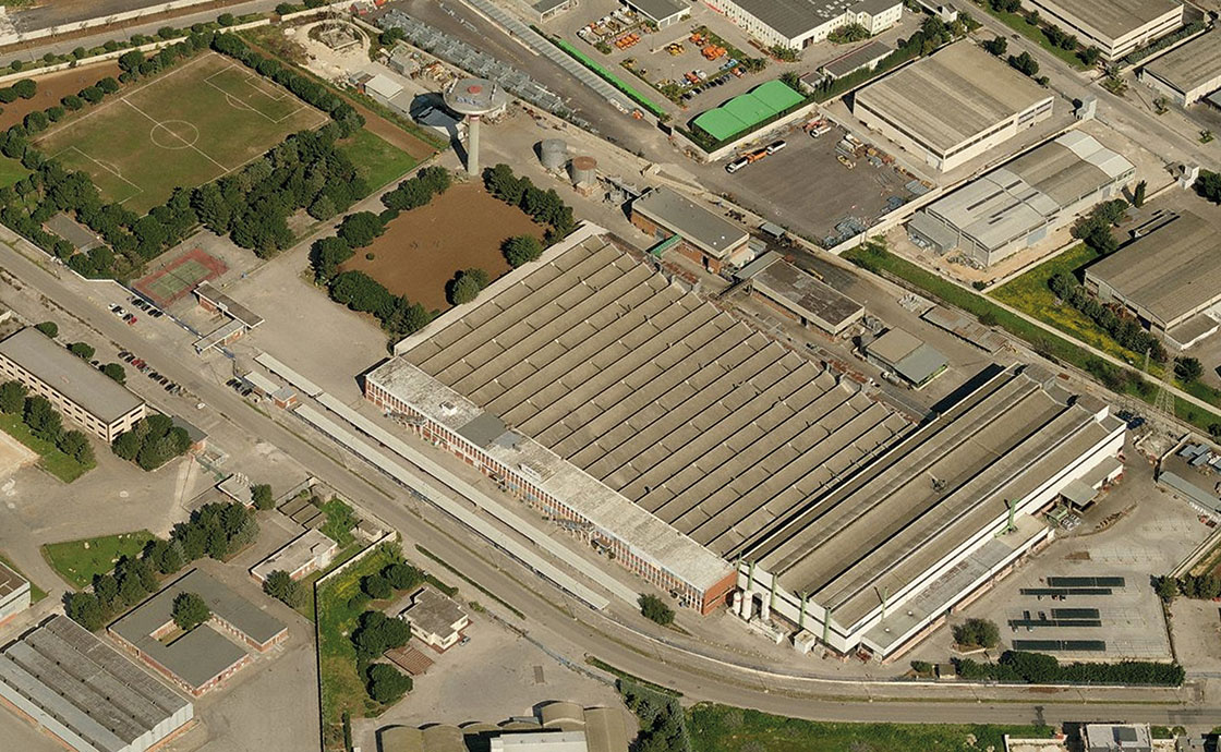 Vista dall'alto azienda SKF