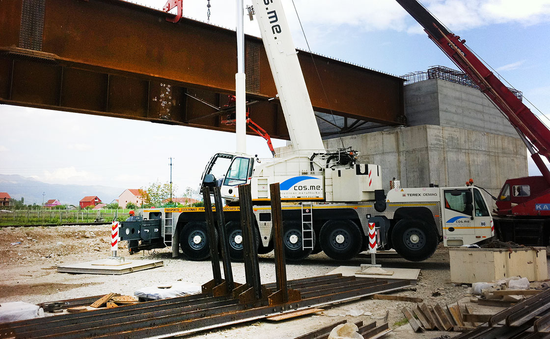 Cantiere in Albania Strada Shkodra Hani