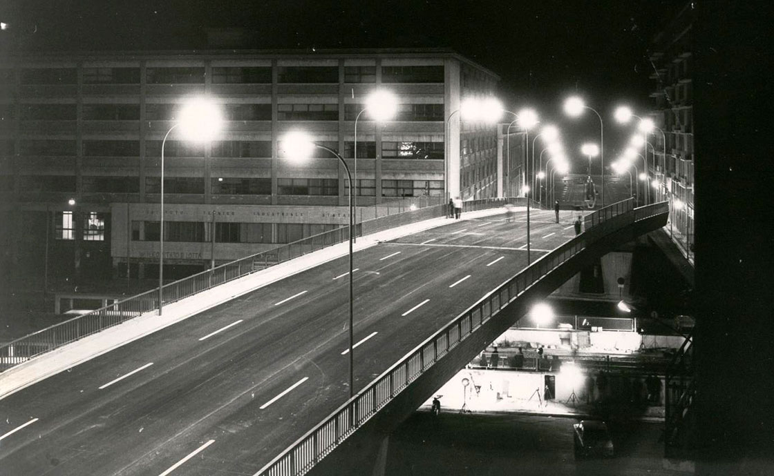 Lavori notturni cavalcavia di Japigia