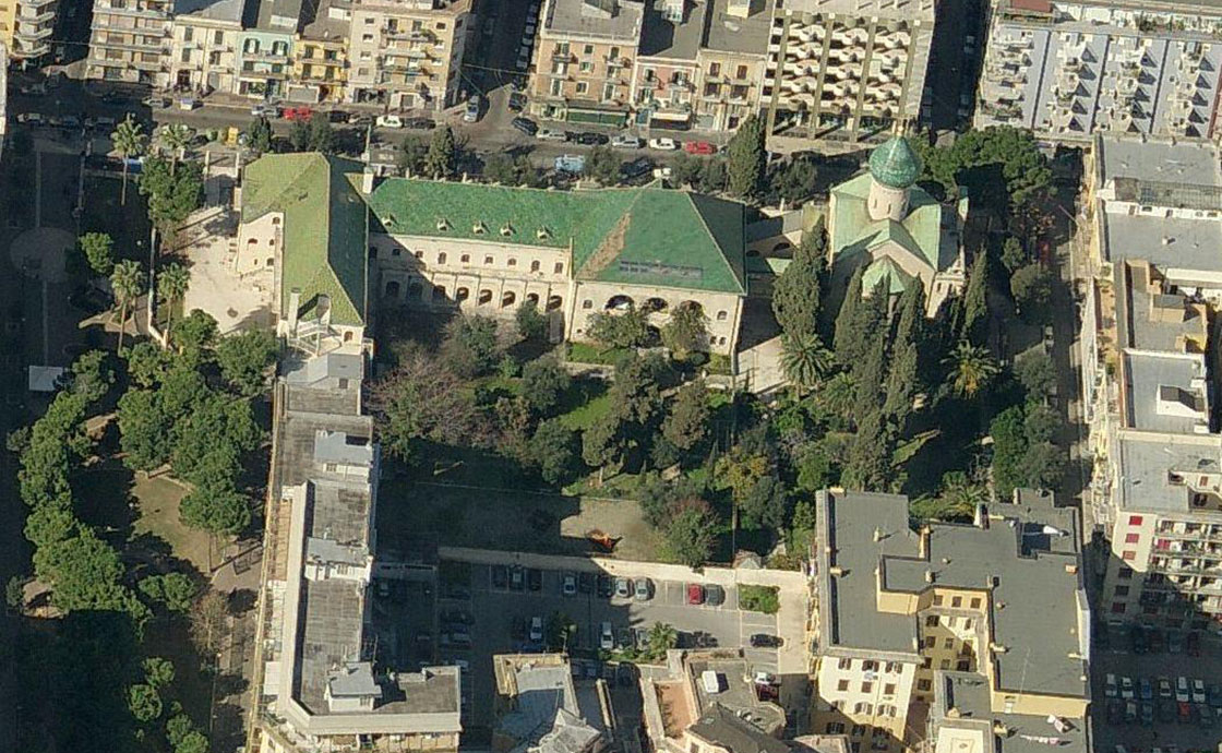 Vista dall'alto Chiesa Russa Bari