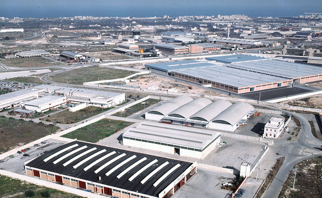 Concessionaria Citroen – Bari Zona industriale vista dall'alto