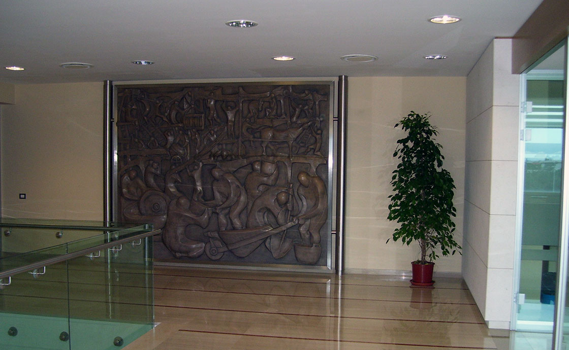 Nuova sede Matarrese Spa dettagli ingresso