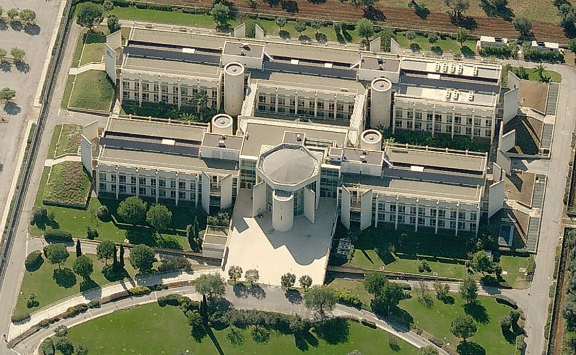 Stabilimento Olivetti a Bitritto vista dall'alto