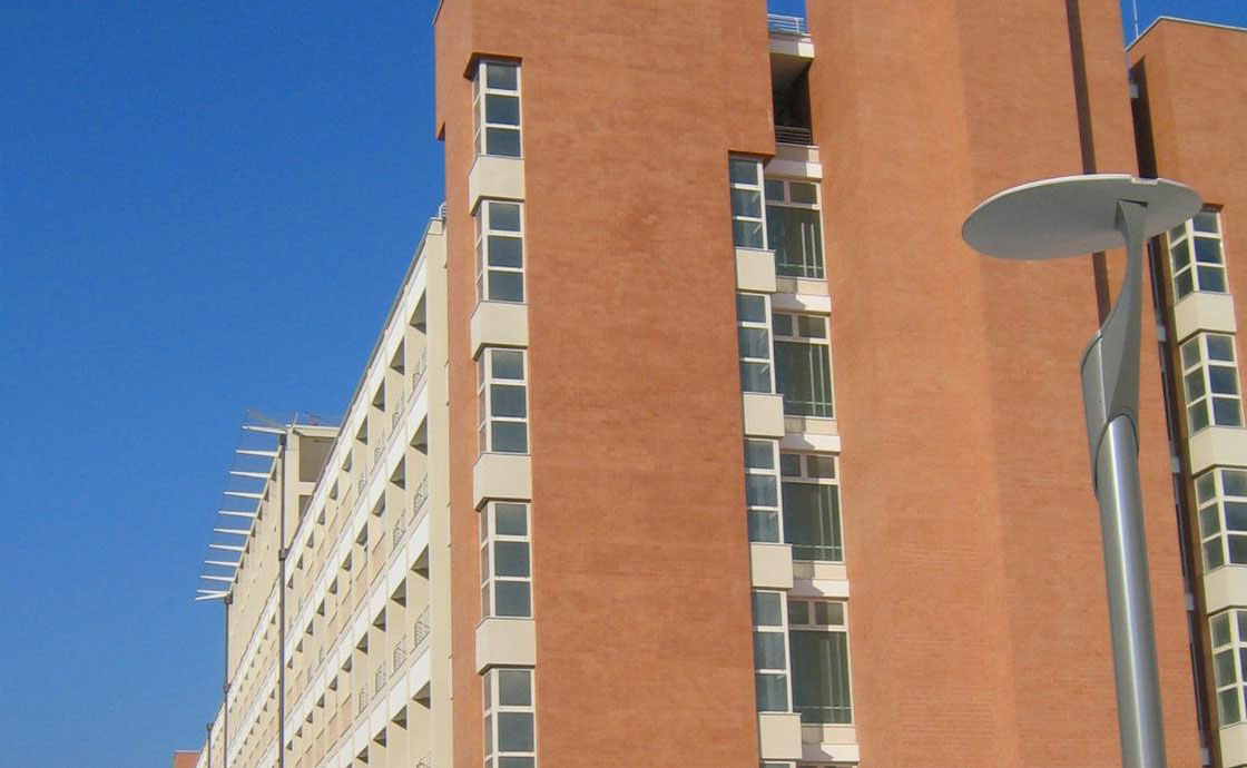 Vista dettagli esterni Asclepios Bari