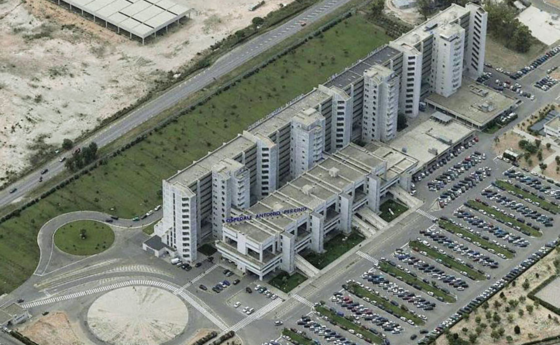 Vista dall'alto ospedale Brindisi