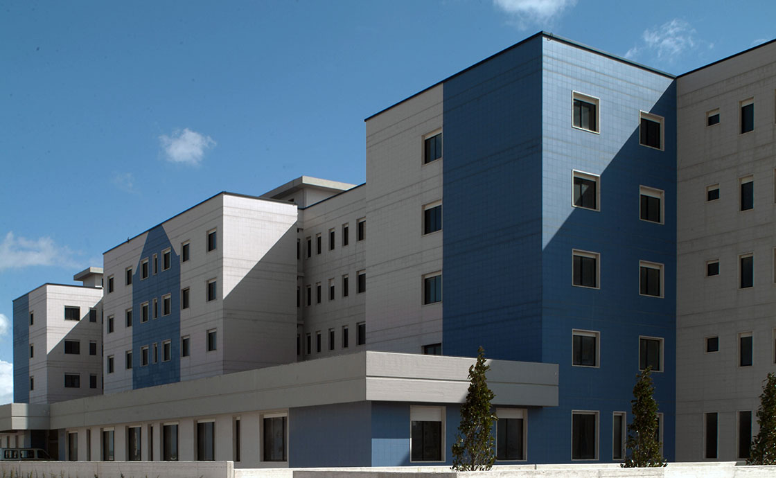 Esterni dell'ospedale Dell’Erba a Castellaneta