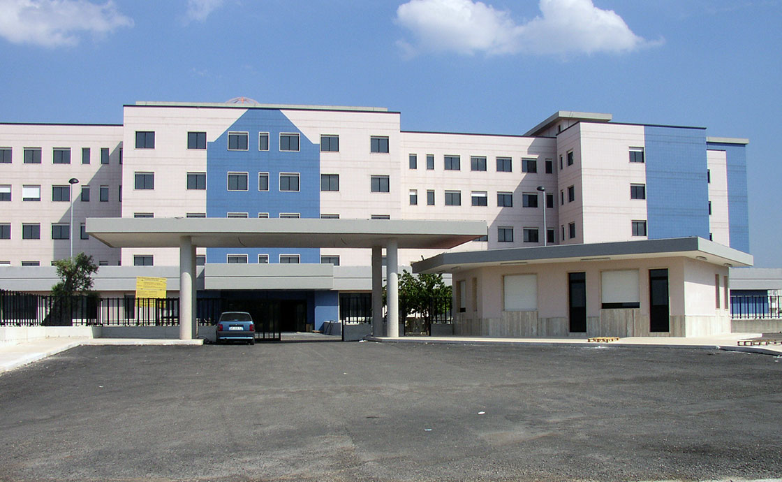 Esterni dell'ospedale Dell’Erba a Castellaneta