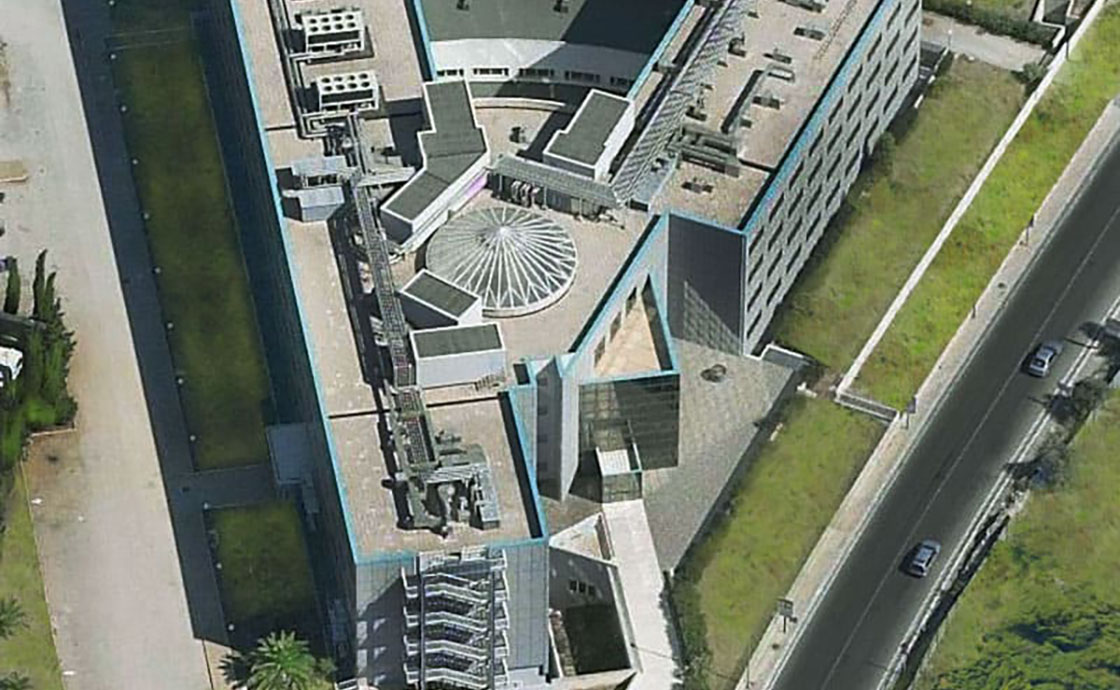 Vista dall'alto dell’immobile Villa Patrizia