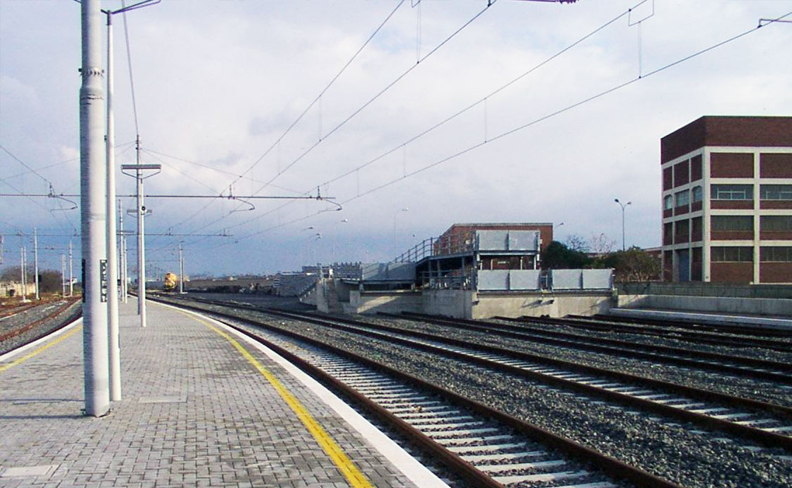 Fermata Parco Sud di Bari prima dei lavori