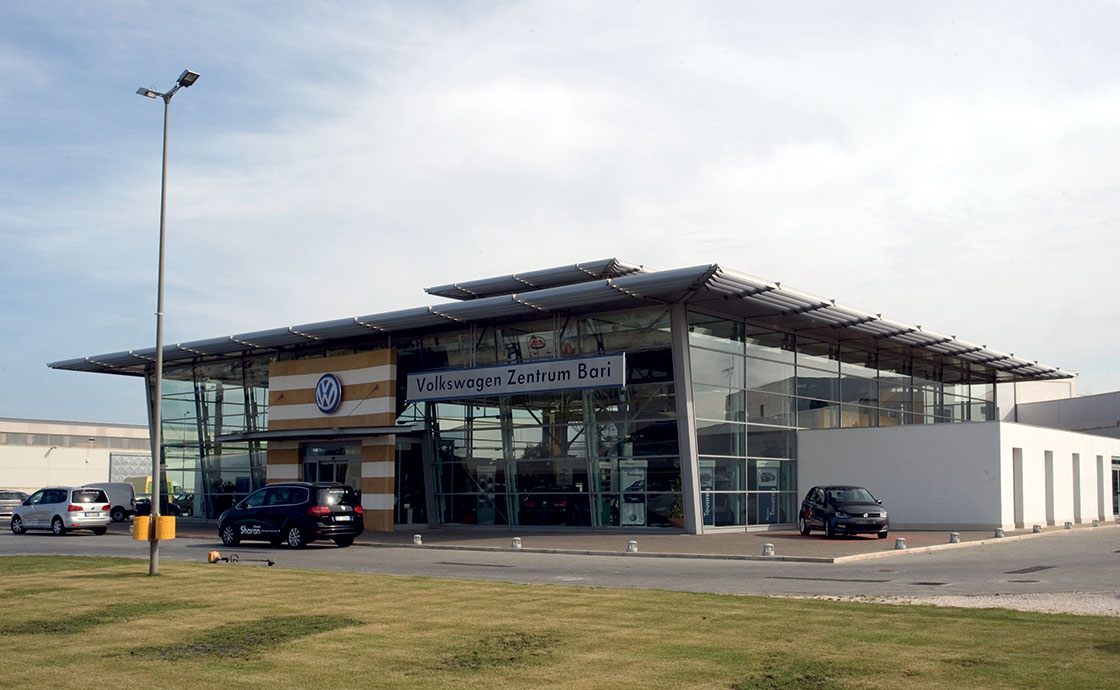 Esterni Concessionaria Volkswagen Zentrum Bari